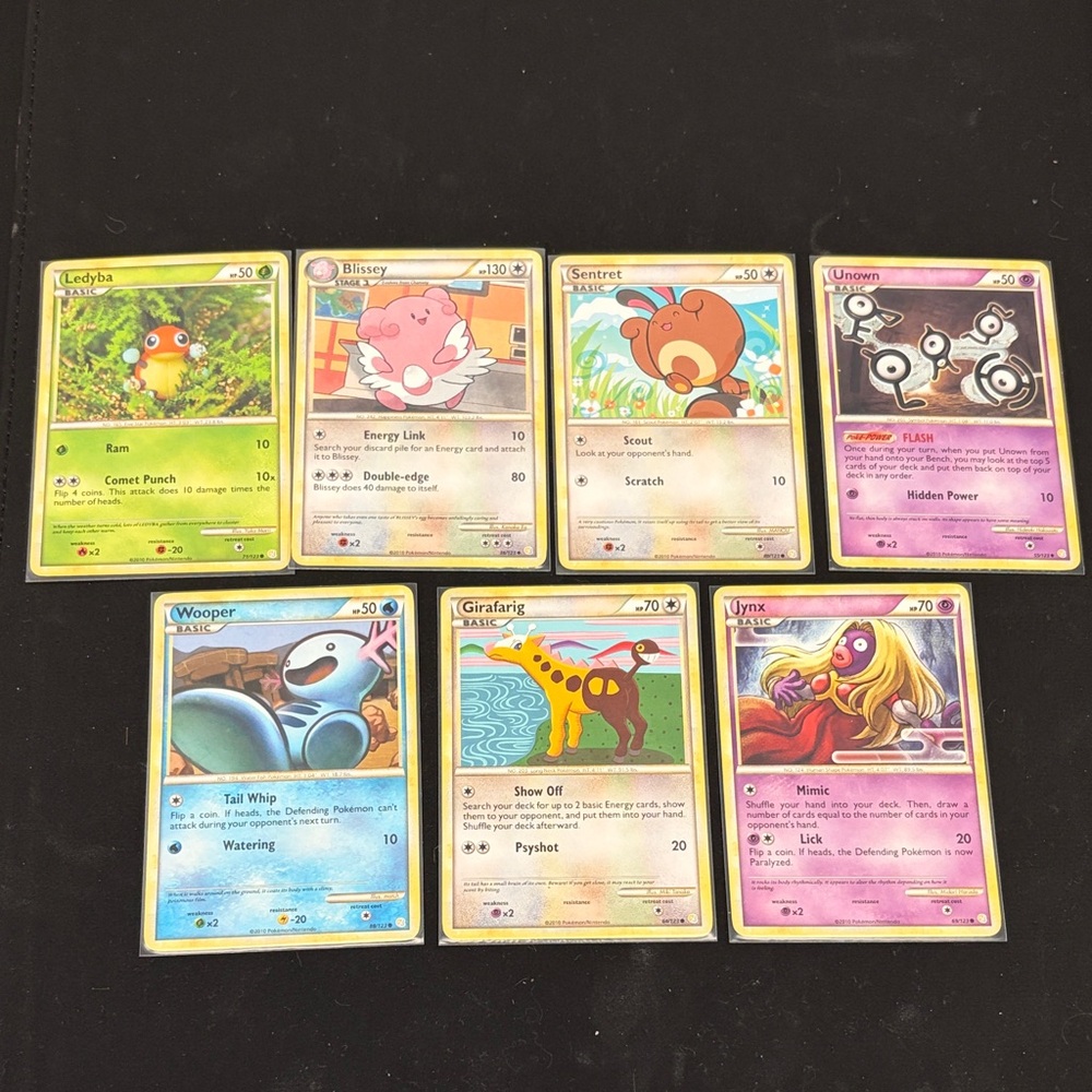 Pokemon HeartGold SoulSilver Common Lot
